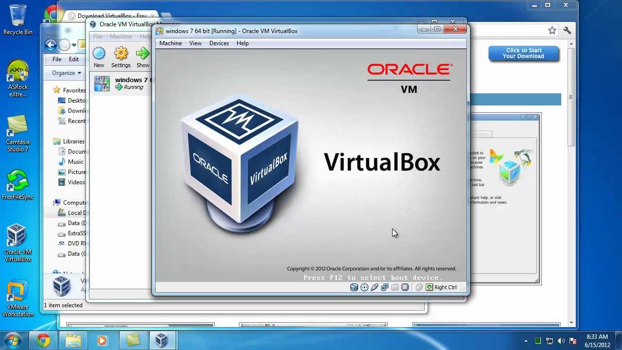 Windows 7 Virtual Box Download